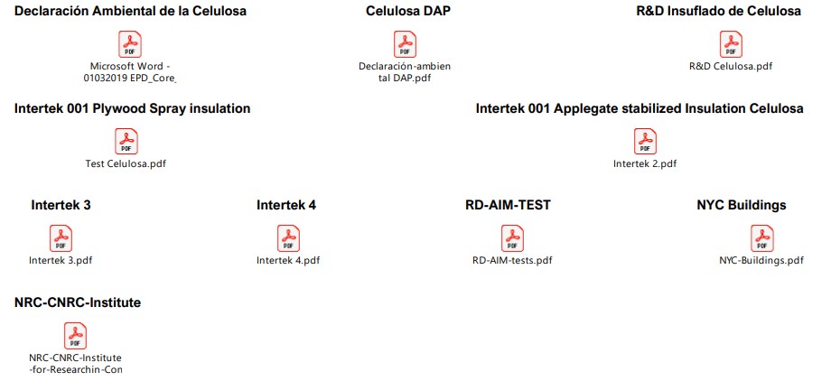 Certificados de la Celulosa